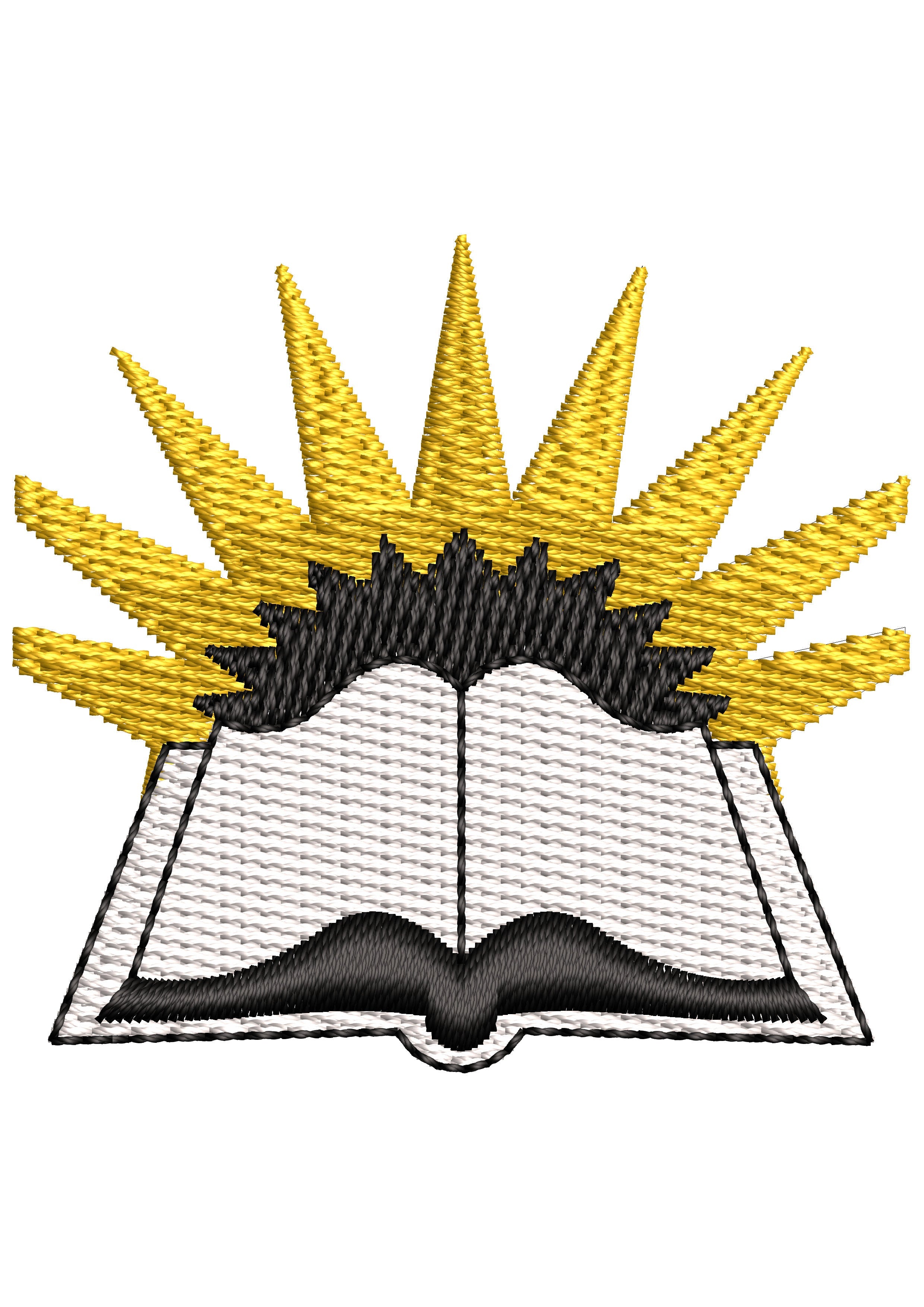 Book of Shine Embroidery Design