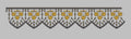 Guided Triple Bud Chevron Scallop Embroidery Design