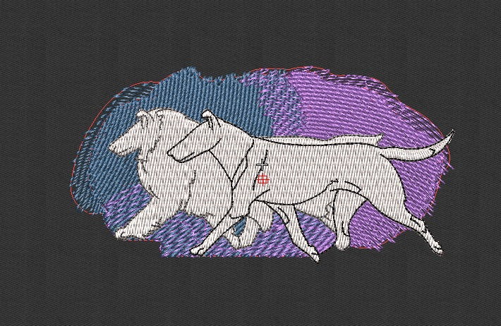 Dog Embroidery Design