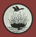 Flying Duck Embroidery Design