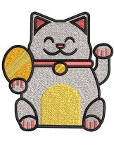 Cat Embroidery Design