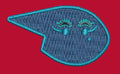 Crying Drop Embroidery Design
