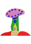 Tower House Embroidery Design