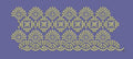 Geometric Off White Lace Border Embroidery Design