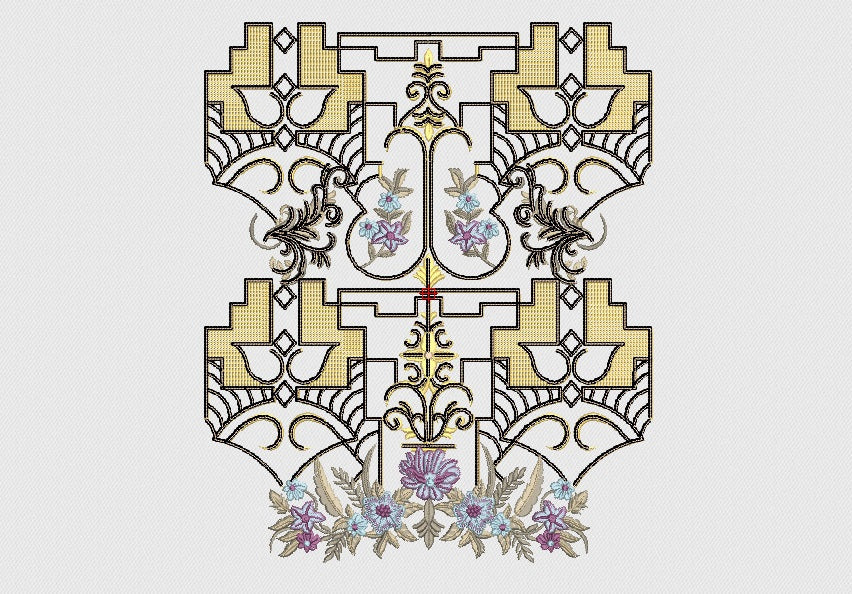 Flower Embroidery Design