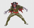 Vampire Embroidery Design