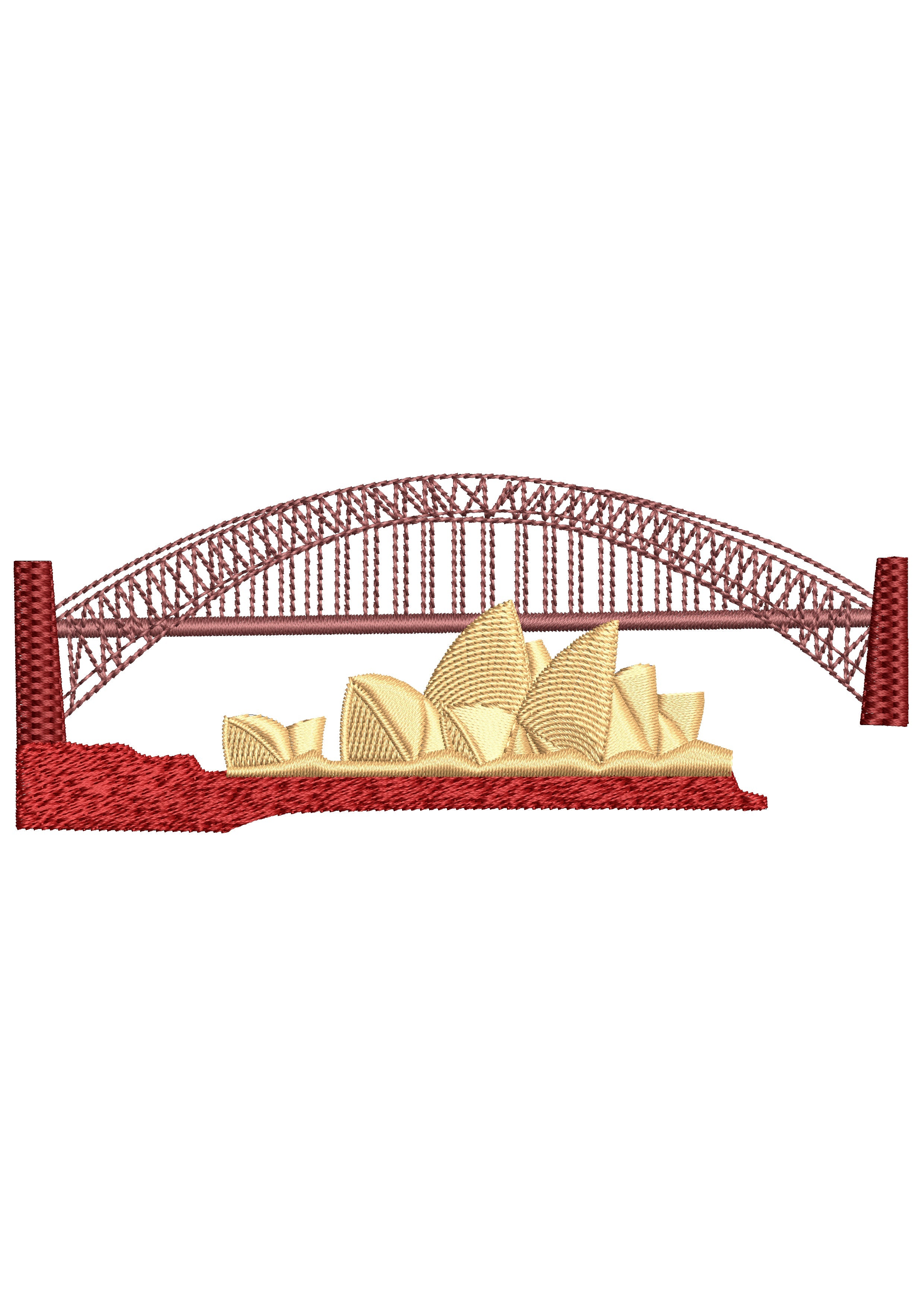 Sydney Embroidery Design