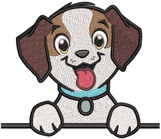 Dog Embroidery Design