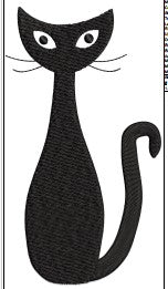 Cat Embroidery Design