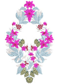 Phool Frame Embroidery Design
