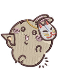 Baby Kitty Embroidery Design