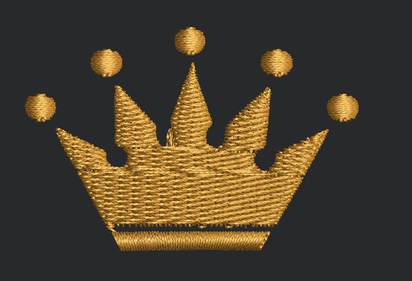 Crown Royal Symbol Embroidery Design