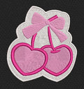 Heartberry Pink & White Embroidery Design