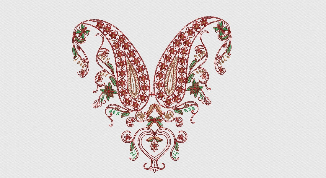 Flower Embroidery Design 878