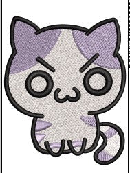 Cat Embroidery Design