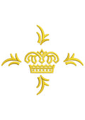 Crown Protect Embroidery Design