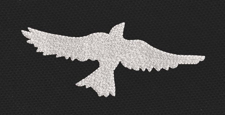 Sky Soar White Wings Embroidery Design