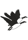 Ducks Flying Embroidery Design