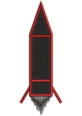 Missile Embroidery Design