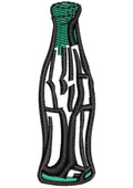 Bottle Embroidery Design