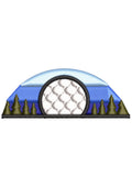 Nature Golf Embroidery Design