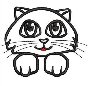 Cat Embroidery Design