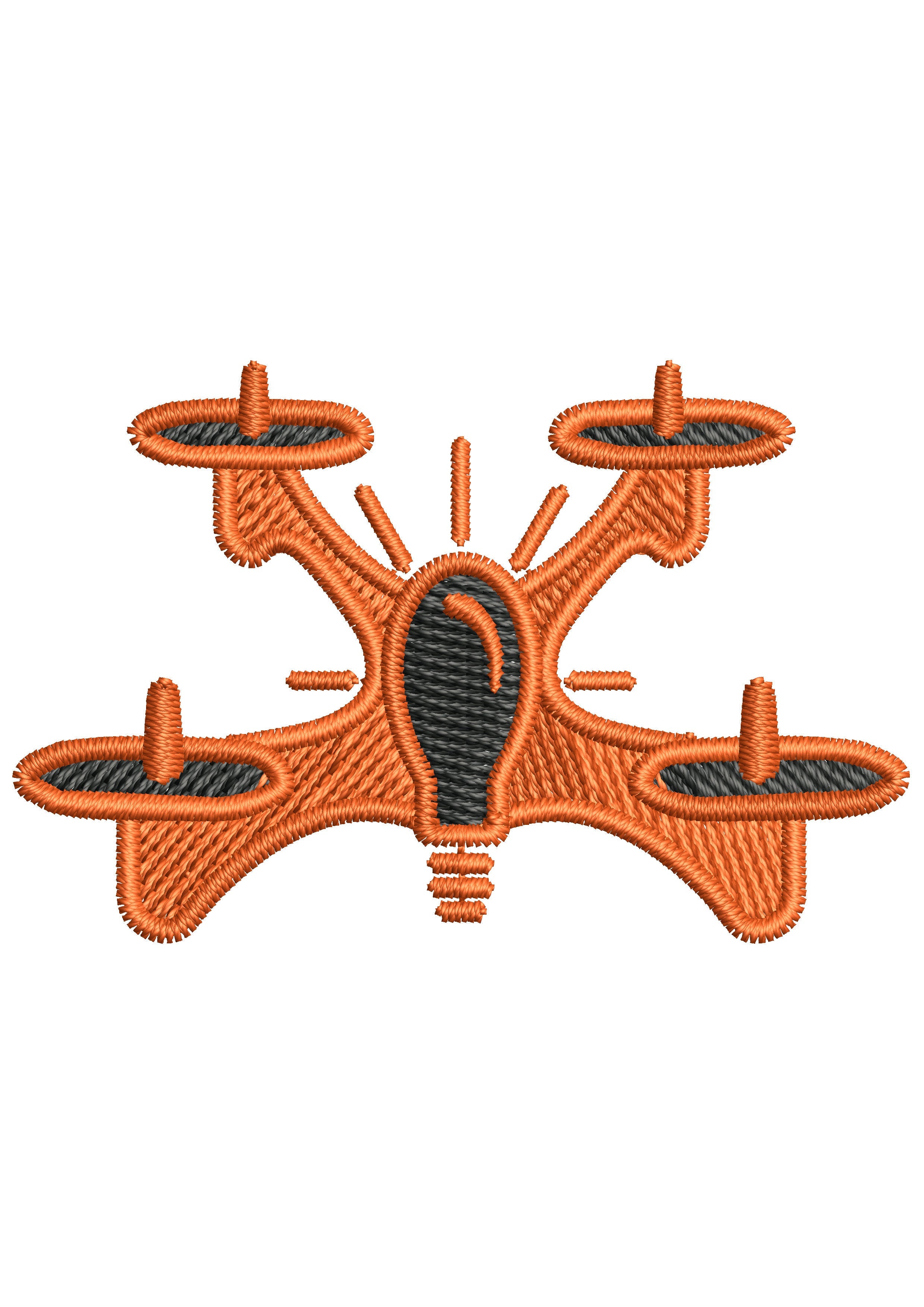 Drone Embroidery Design