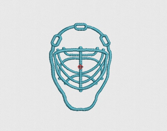 Helmet Embroidery Design