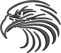 Eagle Face Embroidery Design