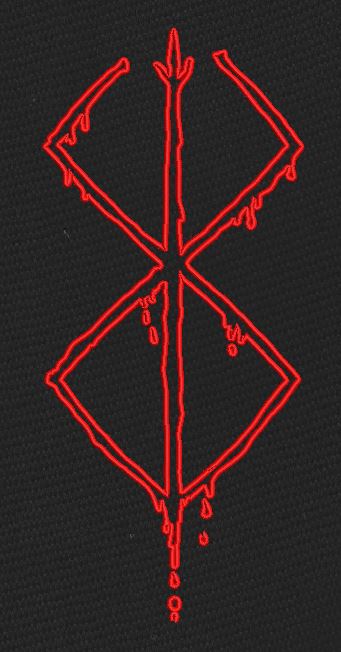 Crimson Brand Red Symbol Embroidery Design