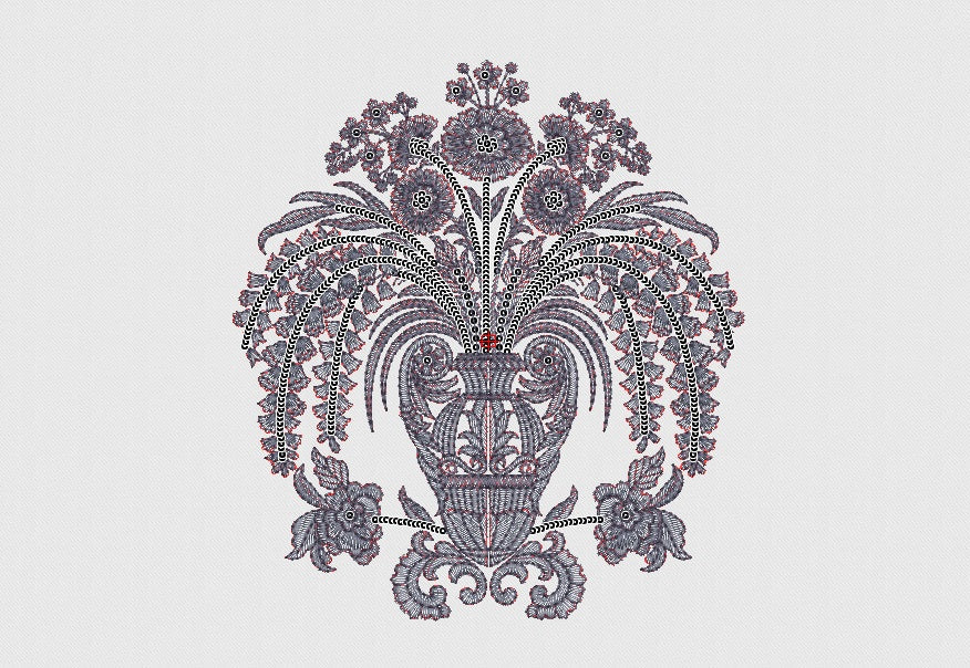 Flower Embroidery Design