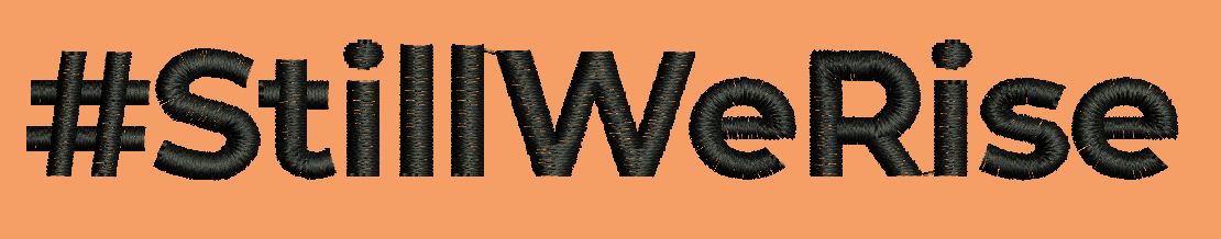 Inspirational Hashtag Typography Embroidery Design