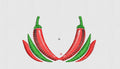 Chilli Embroidery Design