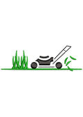 Lawn Mower Embroidery Design