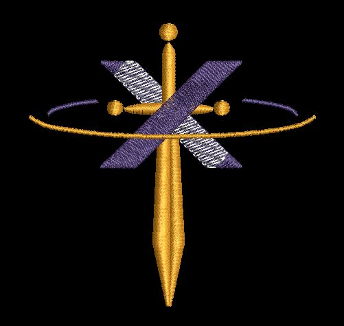 Stylized Embroidery Design