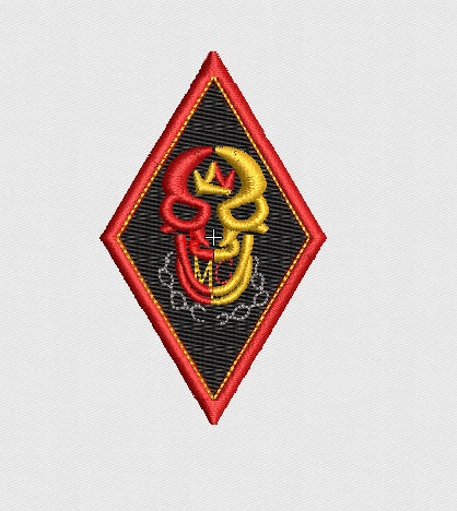 Skull Embroidery Design