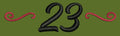Swirl Framed Numerals Embroidery Design