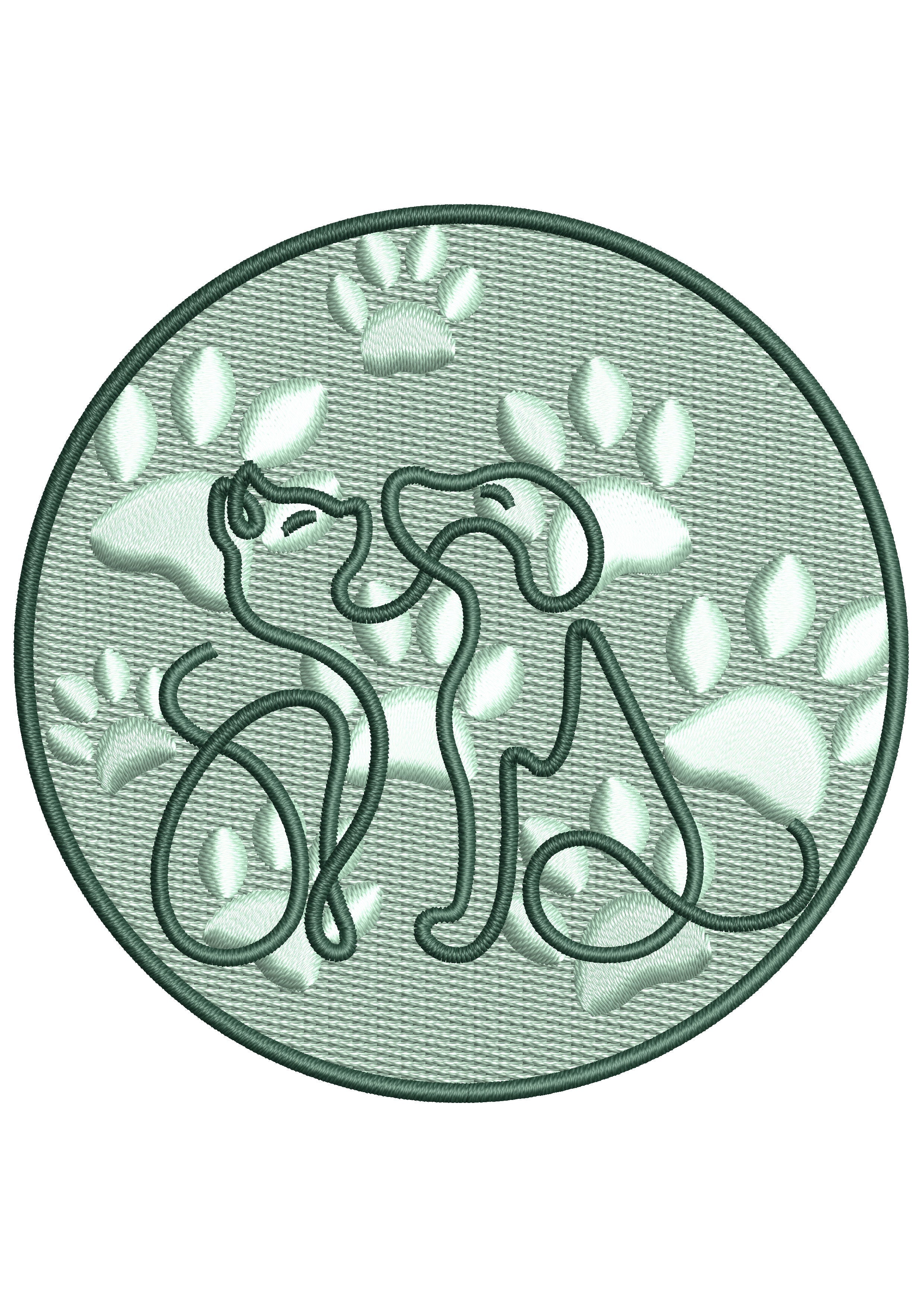 Peats Embroidery Design