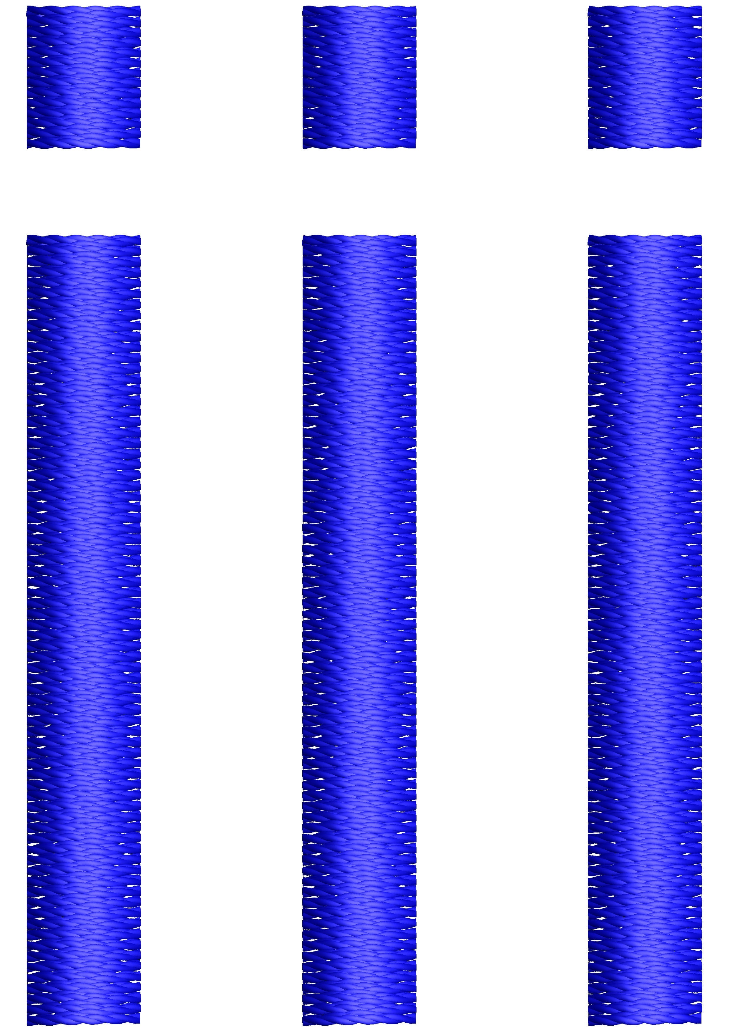 Three Human Embroidery Design