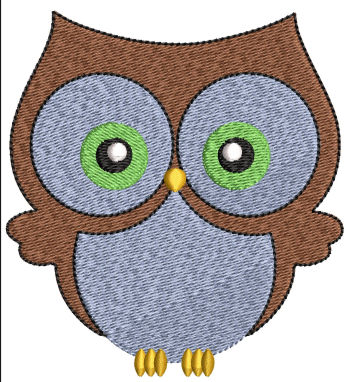 Owl Embroidery Design