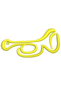 Trumpet Embroidery Design