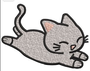 Cat Embroidery Design