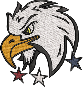 Eagle Embroidery Design