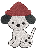 Baby Dog Embroidery Design
