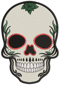 Skull Evil Death Embroidery Design