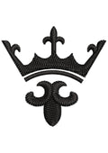 Crown Sign Embroidery Design