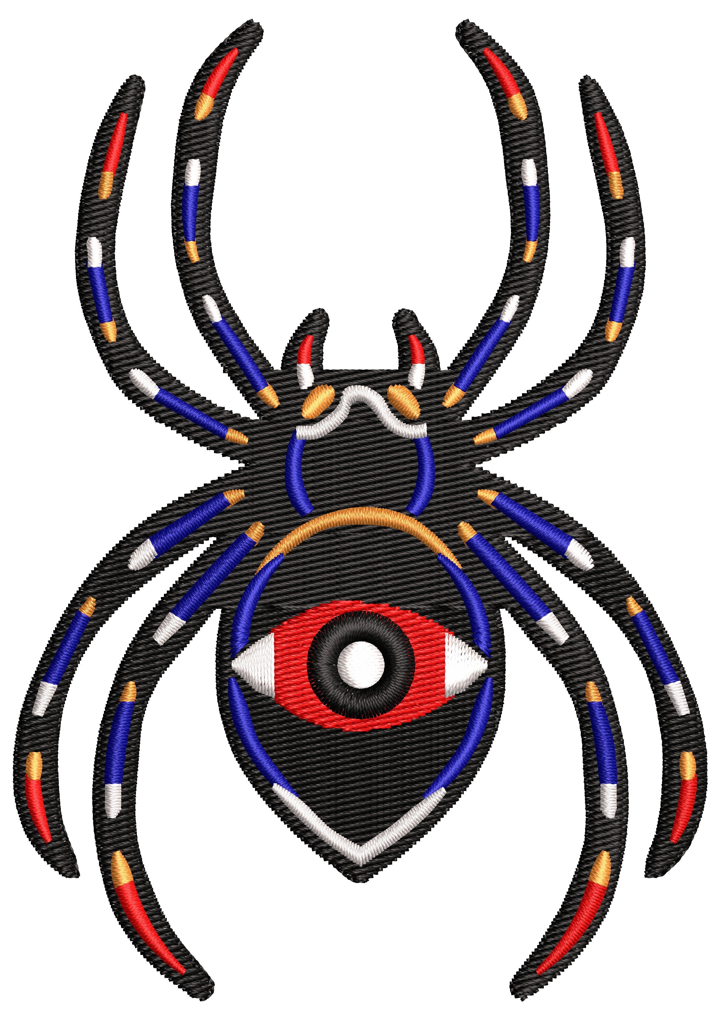 Spider Embroidery Design