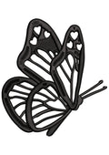 Heart Butterfly Embroidery Design