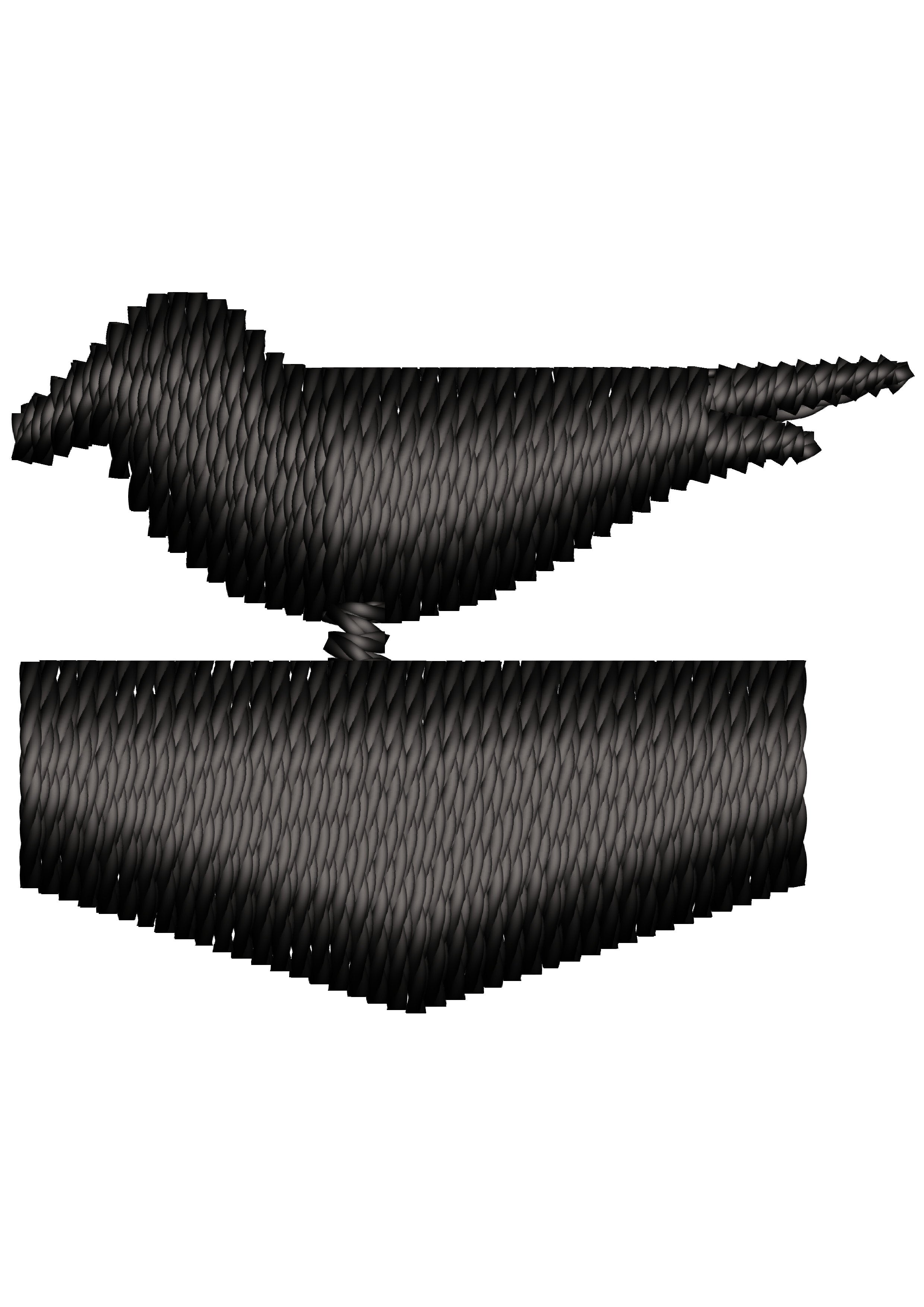 Still Bird Embroidery Design