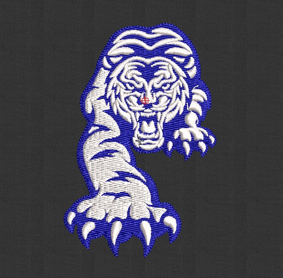 Tiger Embroidery Design